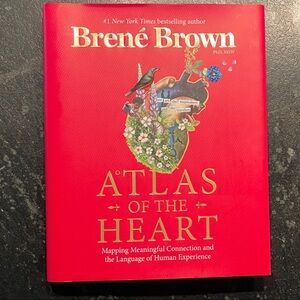 "Atlas of the Heart," Brene Brown, 2021 1st Ed. Hardcover Book